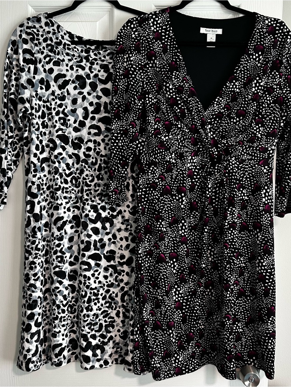 Bundle 2 Dresses Tommy Bahama Leopard Dress White House Black Market Dress